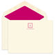 Initial Square Ecru Flat Note Cards Image 3 of 3